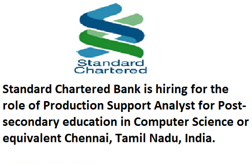 Jobs in standard chartered bank