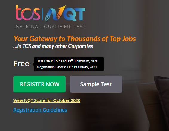 TCS National Qualifier Test (TCS NQT)