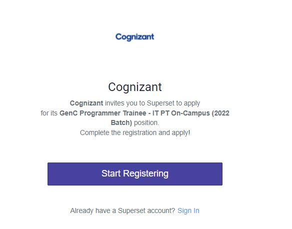 it programmer trainee in cognizant