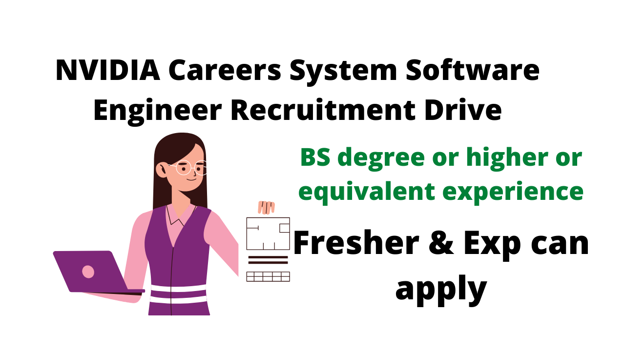 NVIDIA Careers System Software Engineer Recruitment Drive, BS degree or