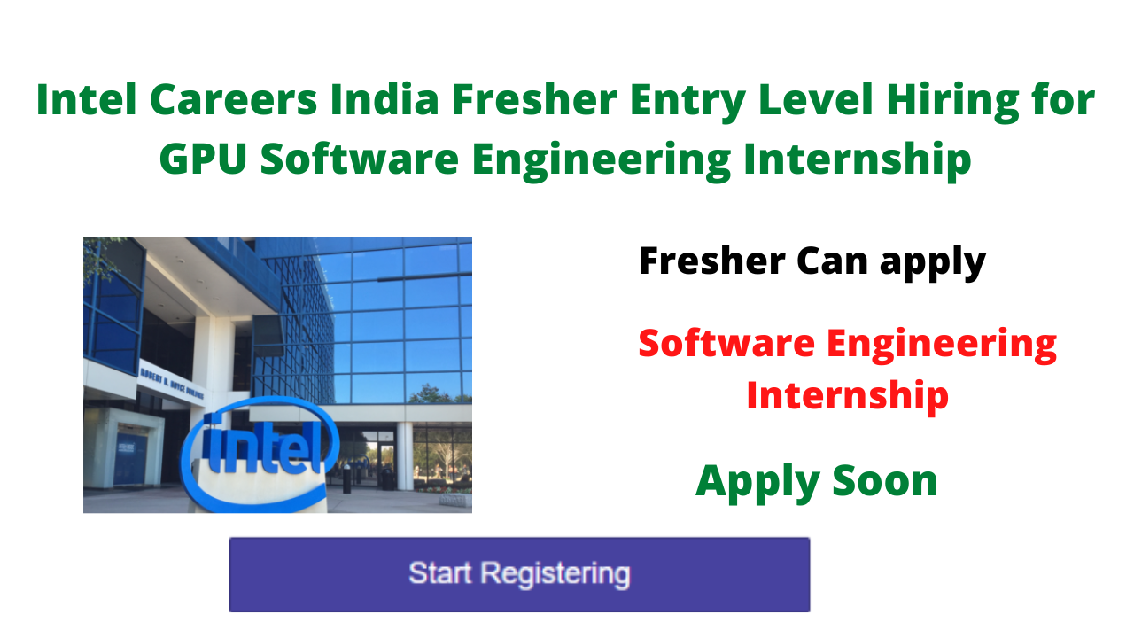 Intel Careers India Fresher Entry Level Hiring for GPU Software