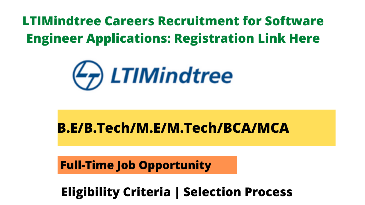 LTIMindtree Careers Recruitment for Software Engineer Applications