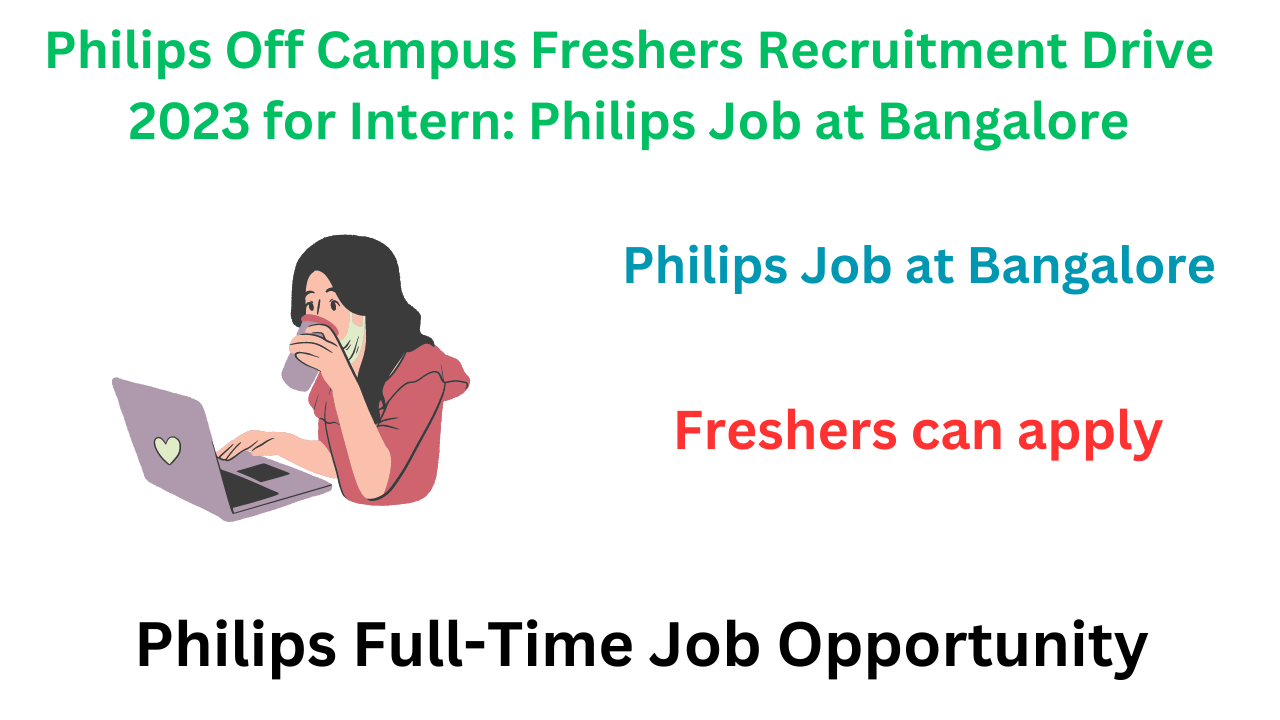 Philips Off Campus Recruitment Drive 2023