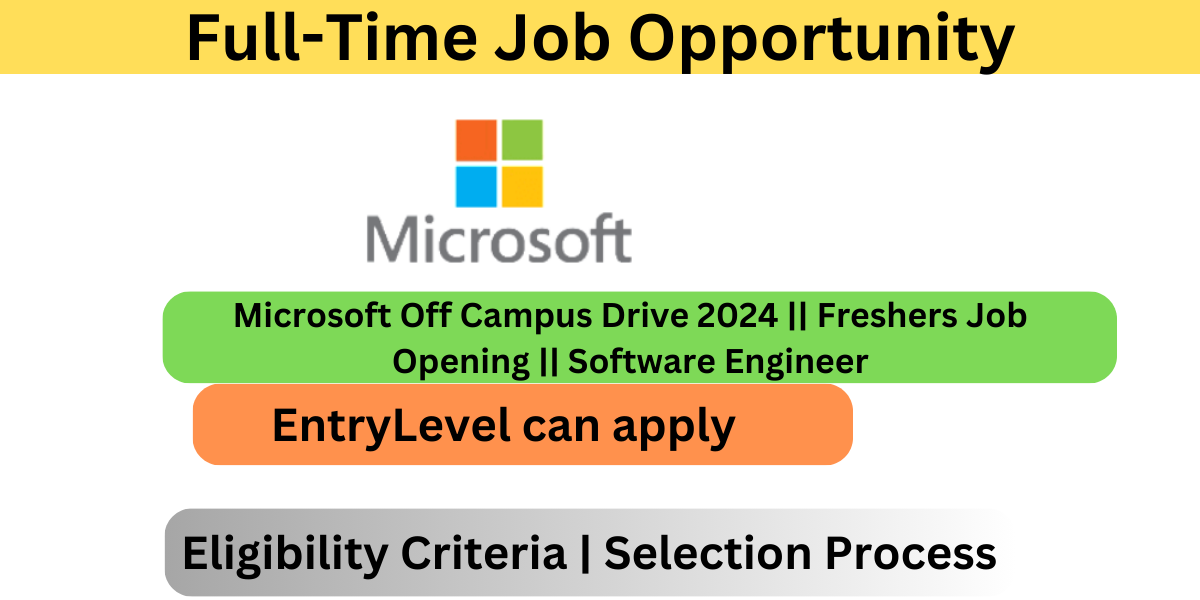 Microsoft Off Campus Drive 2024